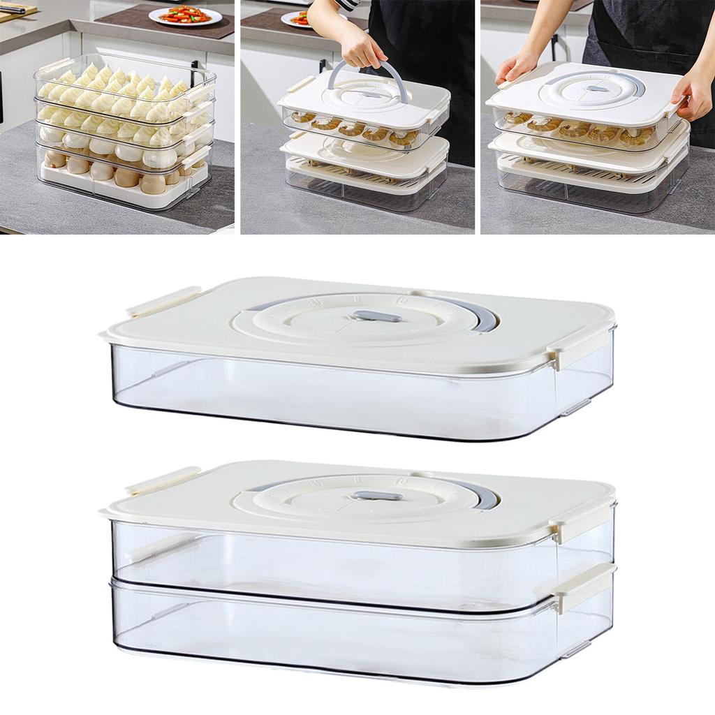 Container with Lid Organizer Premium Materials for FruitVegetable,