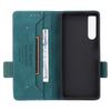 For Sony Xperia 10 V Phone Wallet Case PU Leather Hardware Decor Stand Phone Cover