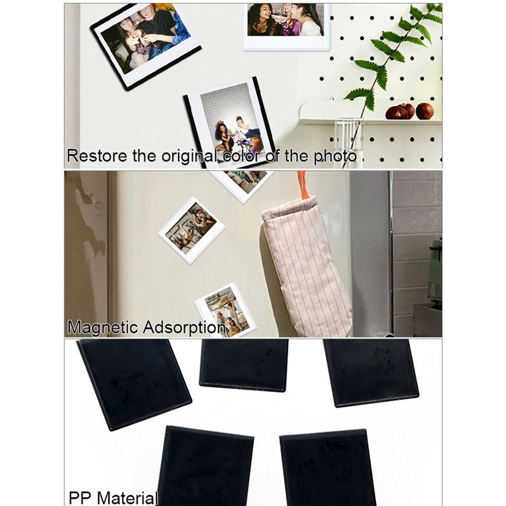 5PCS Photograph Magnetic Photo Frame Stamp Creative Instant Camera Picture Holder Card Colorful for Fujifilm Instax WIDE 300