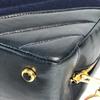 CHANEL vintage Quilted shoulder bag Shoulder Bag Jersey / Leather Navy