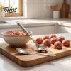 Kitchen Supplies 2Pcs 304 Stainless Steel Meatball Maker, Non-Stick Scoop for Professional Homemade Meatballs, Versatile Tool Fruit Melon Balls Baller