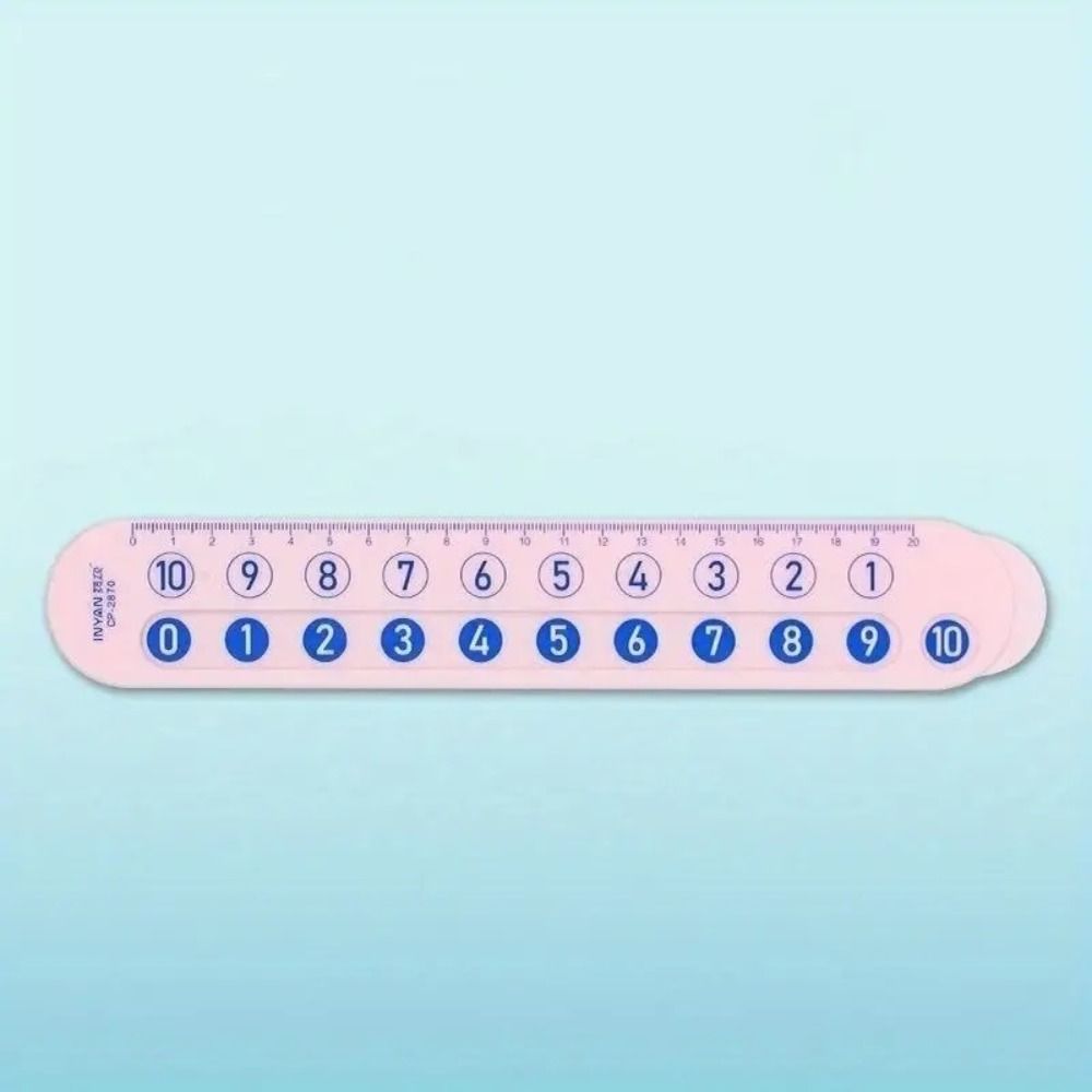 Enlightenment Aid Straight Ruler Early Education Student Ruler Number Decomposition Ruler  Students