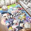 Custom Name Personalized Hatsune Miku Print Carpet, Versatile Home Decor Rug, for Playroom, Apartment, Balcony, Entryway, Hallway Gift