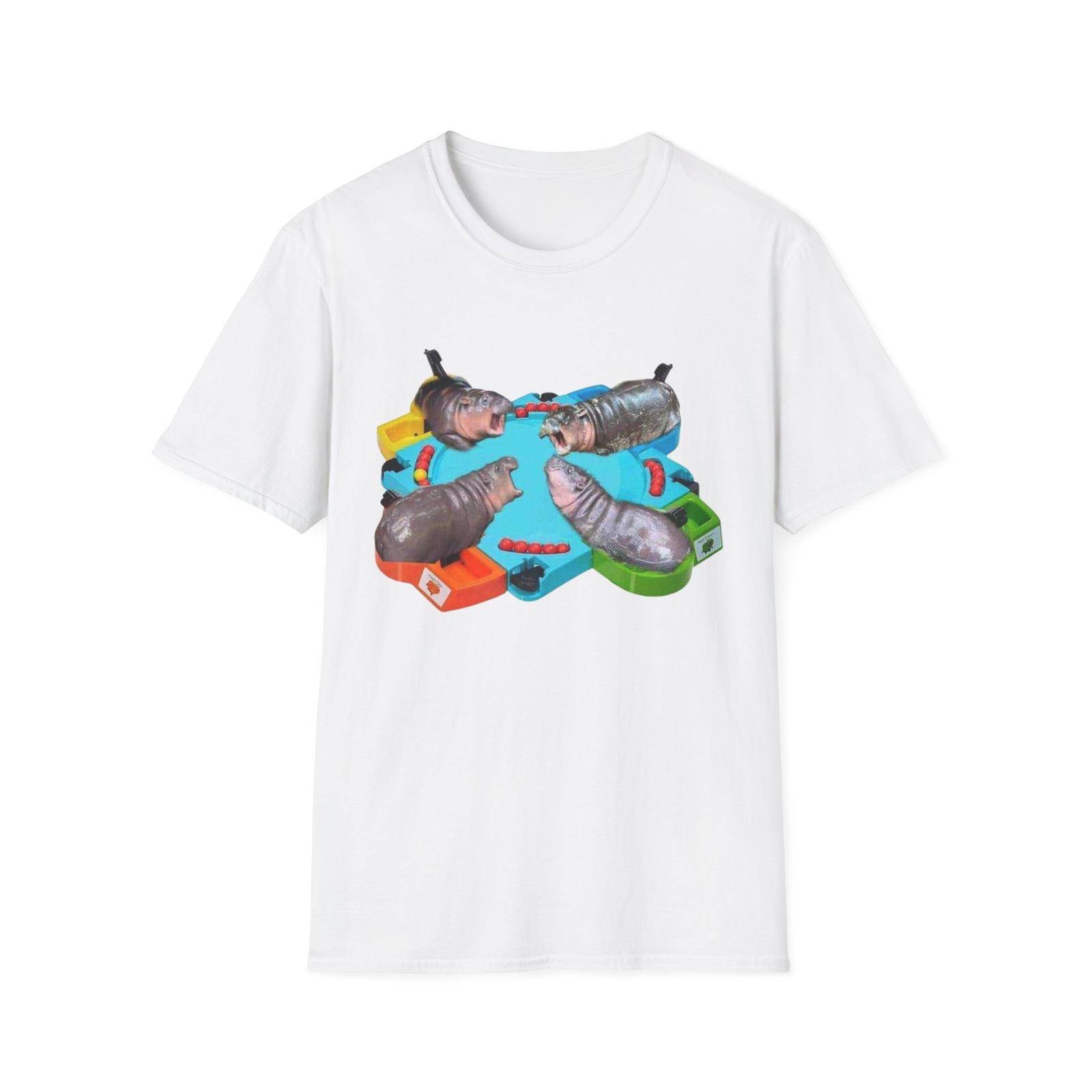 Hungry Moo Deng T-Shirt S разноцветный