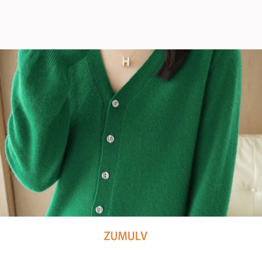 Women Knitwear V-Neck Single Breasted Button Pullovers Sweaters Women Fall Spring Long Sleeve Short Small Fresh Outer Wear Knitted Cardigan Tops