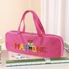 Bolsa Impermeável de Lona para Peças de Mahjong com Zíper Bolsa de Armazenamento de Peças de Mahjong para Estúdio de Negócios Casa Viagem Adultos Adolescentes