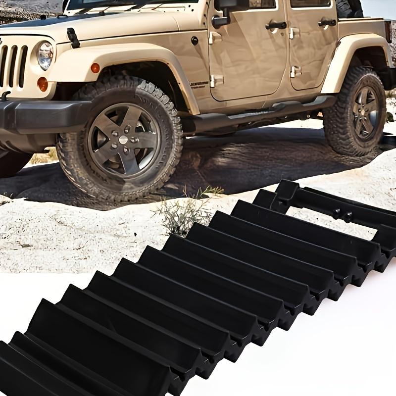 Car Wheel AntiSkid Pad, Non-Slip Emergency Tire Traction Mat Plate, Universal Car Wheel Anti Skid Pad Tire Ladder