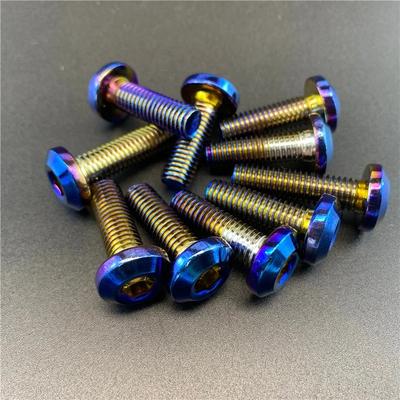 10 Stück M8*30mm Ti Titan Rotorbolzen M5x10mm Schrauben Für Mtb Scheibenbremsrotoren Für Honda Yamaha Kawasaki Suzuki Zier