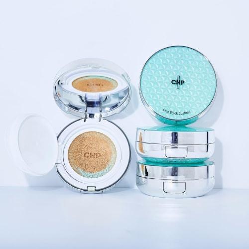 CNP CICA Block Cushion #23 Natural Beige (13g Product + 13g Refill) SPF35 PA++ CICA Cushion Foundation Moisturizing Redness Pore Cover Stain Concealin