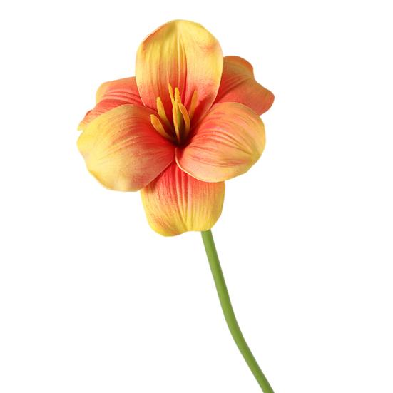 Simulated Tulips Bouquet Realistic Touch PU Petals Fading Vitality Bendable Stems Maintenance-Free Fake Tulips Home Decor