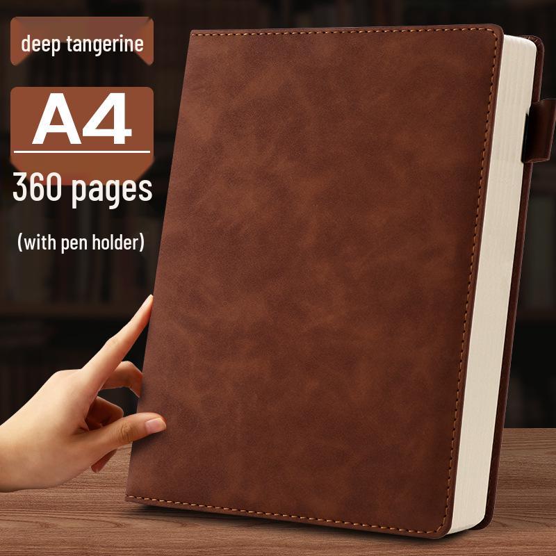 A4 Dickes Notizbuch - 2026 Geschäftstagebuch & Besprechungsprotokollbuch