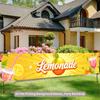 Lemon Drink Refreshing Summer Yard Party Backdrop Banner