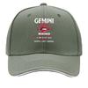 Gemini Girl Red Lip Inspirational Sandwich Baseball Cap