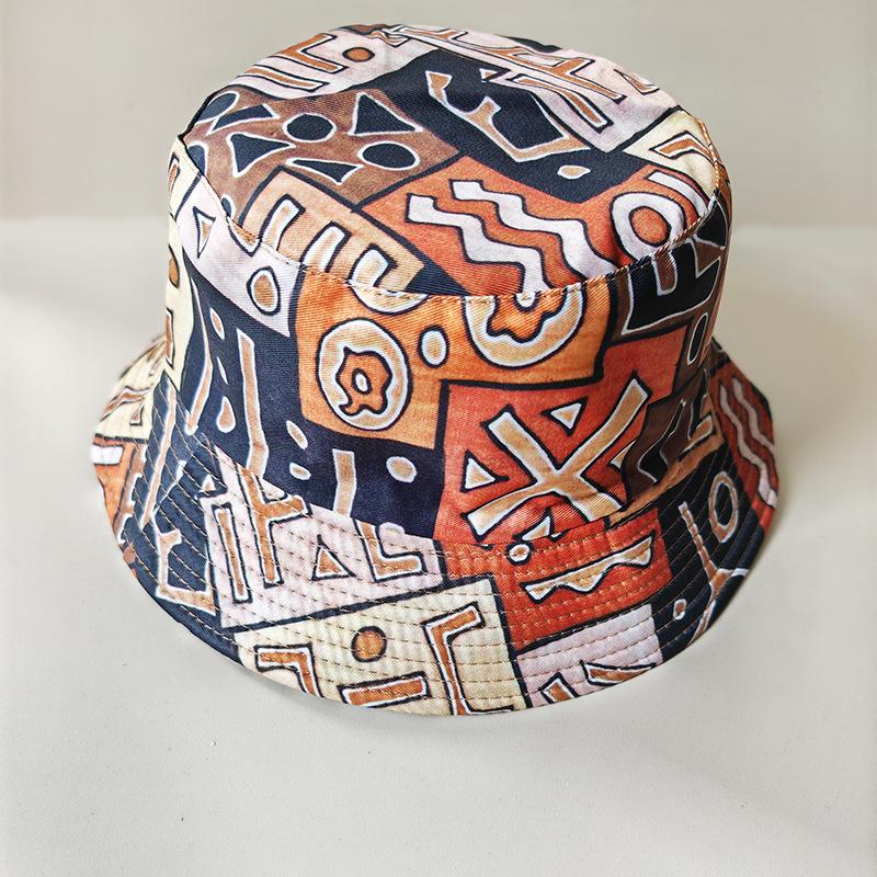 Creative Unisex Double-Sided Cotton Bucket Hat – Versatile Outdoor Sun Protection Accessory