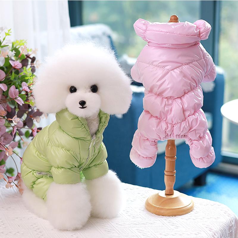 2025 Luxury Cute Xs-xxl Windproof Winter Warm and Soft Customized Dog Accessories Pet Clothes Small Dog Clothes for Puppy