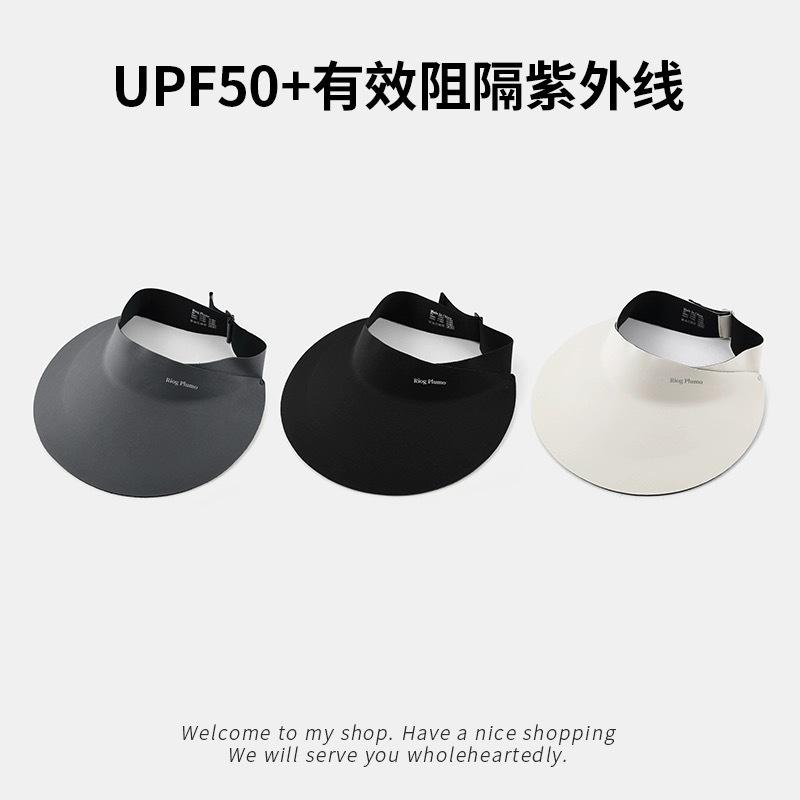 Hut Spurloser Sonnenschutzhut Damen Sommer UV-Schutz Sonnenhut Outdoor Reiten Laufen Leerer Oberteil Sonnenhut Faltbar