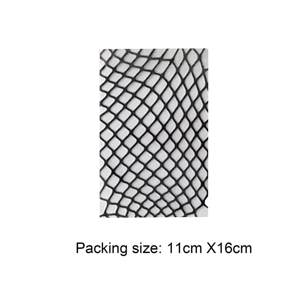 4pcs Elegant Black Sheer Hosiery Collection Featuring Fine Medium And Large Net Openings Plus Stylish  Weave Design