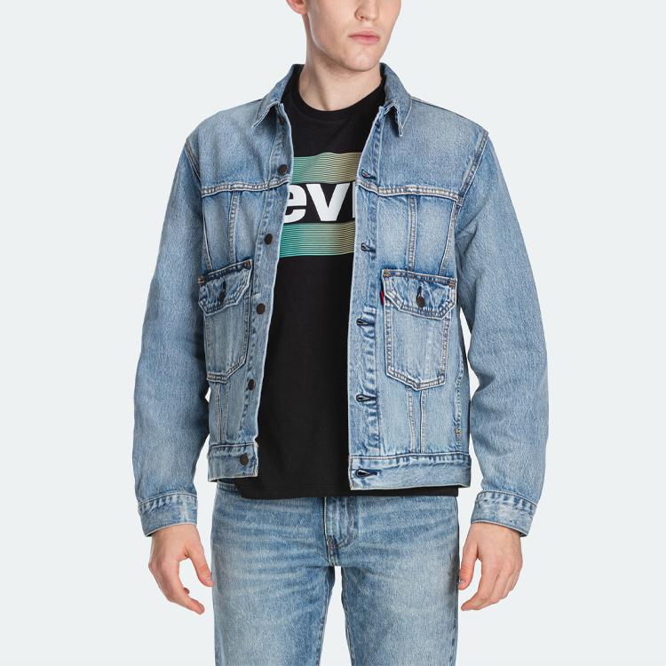Levis Denim Jacket Men jackets Light-Denim-Blue 85240-0000