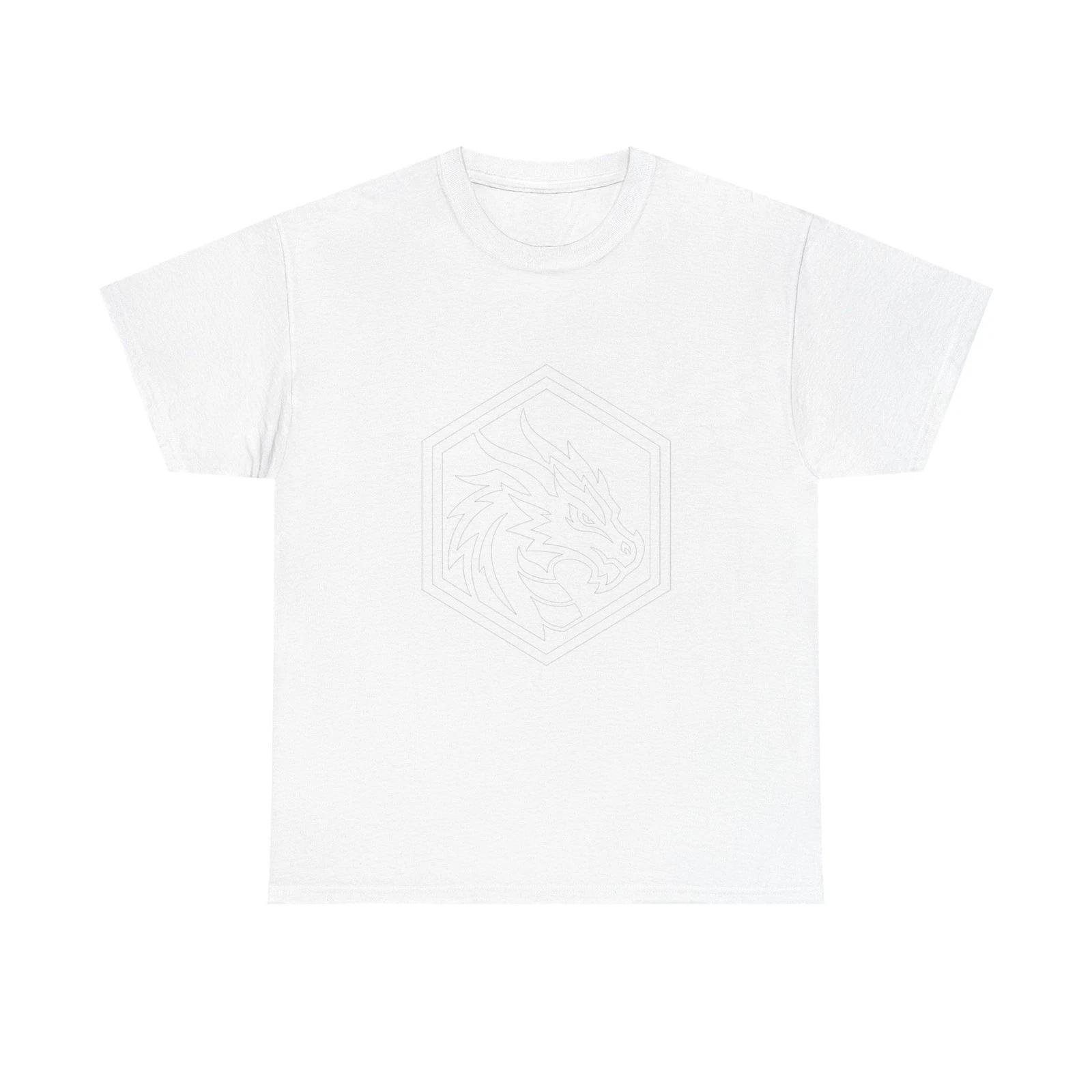 DRAGO Clothing - Dragon T-shirt White Outline S