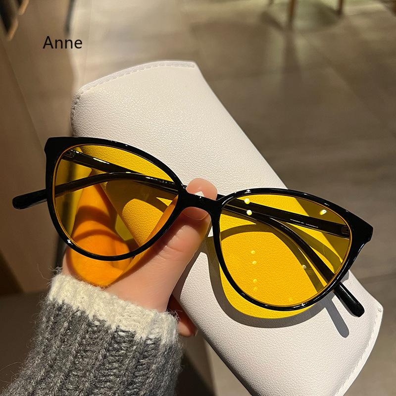 

Luxury Cat Eye Sunglasses Women Men Retro Mirror Lens Stylish Sun Glasses Female Male Personality Colors Oculos De Sol gafas