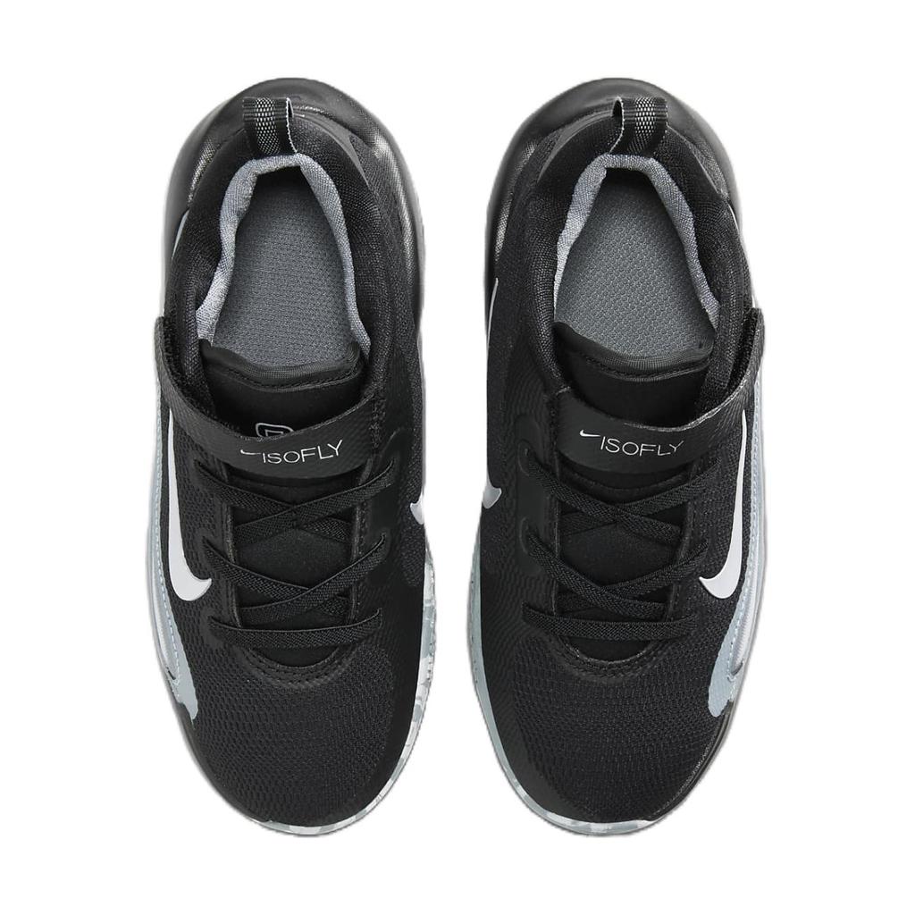 Nike IsoFly PS Black Cool Grey Kids Sneakers White Wolf-Grey FQ7670-001
