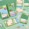 1 Piece Kawaii Cute Panda Paper Sticky Notes Creative Notepad Memo Pads Office School Stationery Adhesive Stickers Decoration
