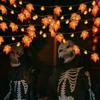 Delightful Led Halloween Decorative Lights With Adorable Pumpkins Ghosts And Bats For Parties
