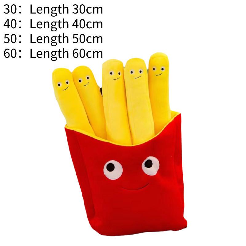 Soft Plush Burger Pillow Pizza Plush Toy Fries Stuffed Doll Perfect Birthday Gift For Kids