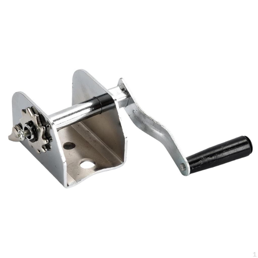 Ruční naviják pro venkovní sportovní síťovou sestavu a seřízení