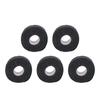 5 Rolls Paper Barber Neck Strips Disposable Self Adhesion Stretchy Neck Band for Haircut Black