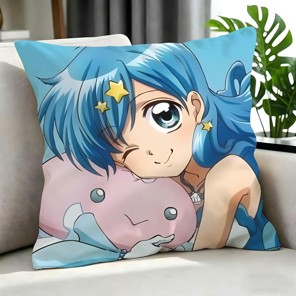 Mermaid Melody Pichi Pichi Pitch Cushion Cover Cushion Cover Set Pcs x x x Pillowcase Decorative Sofa Home Decor