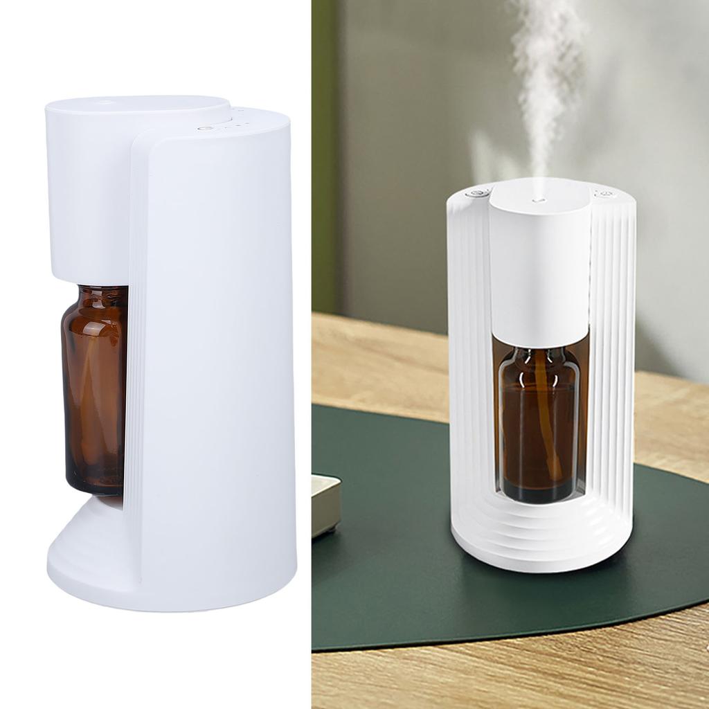 Wasserloser Ätherischer Öl Diffusor 3 Nebelmodi Leiser Aromatherapie Diffusor 48H Laufzeit Tragbar für 10-20ml Flaschen Zuhause Auto