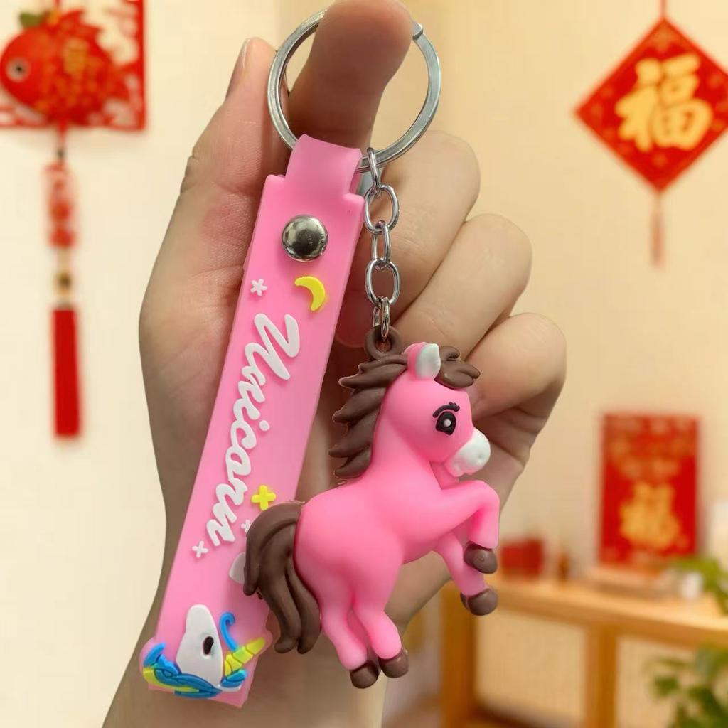Doll Keychain 2026 Pony New Year's Zodiac Pendant Small Gift Car Bag Pendant