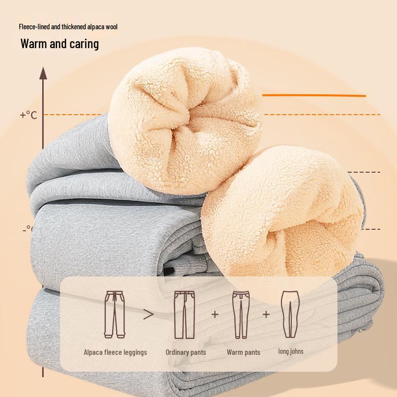 VANCL Men's Winter Fleece-Lined Tapered Casual Pants