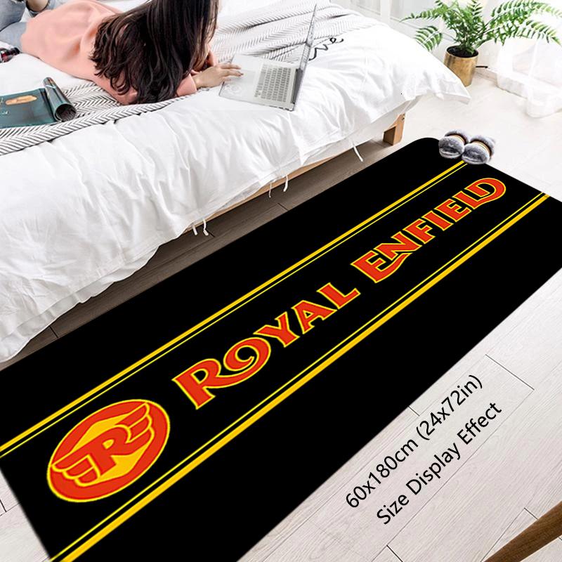Floor Mat Non-slip Foot Rug for Entryway Royal Enfields Hallway Carpet Kitchen Water Absorbed Rugs Ideal Bedside Mats Home Decor