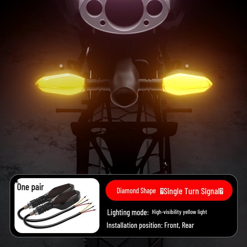 LED Motorcycle Turn Signal & Taillight: Bright, Strong Light for Electric and Battery Vehicles