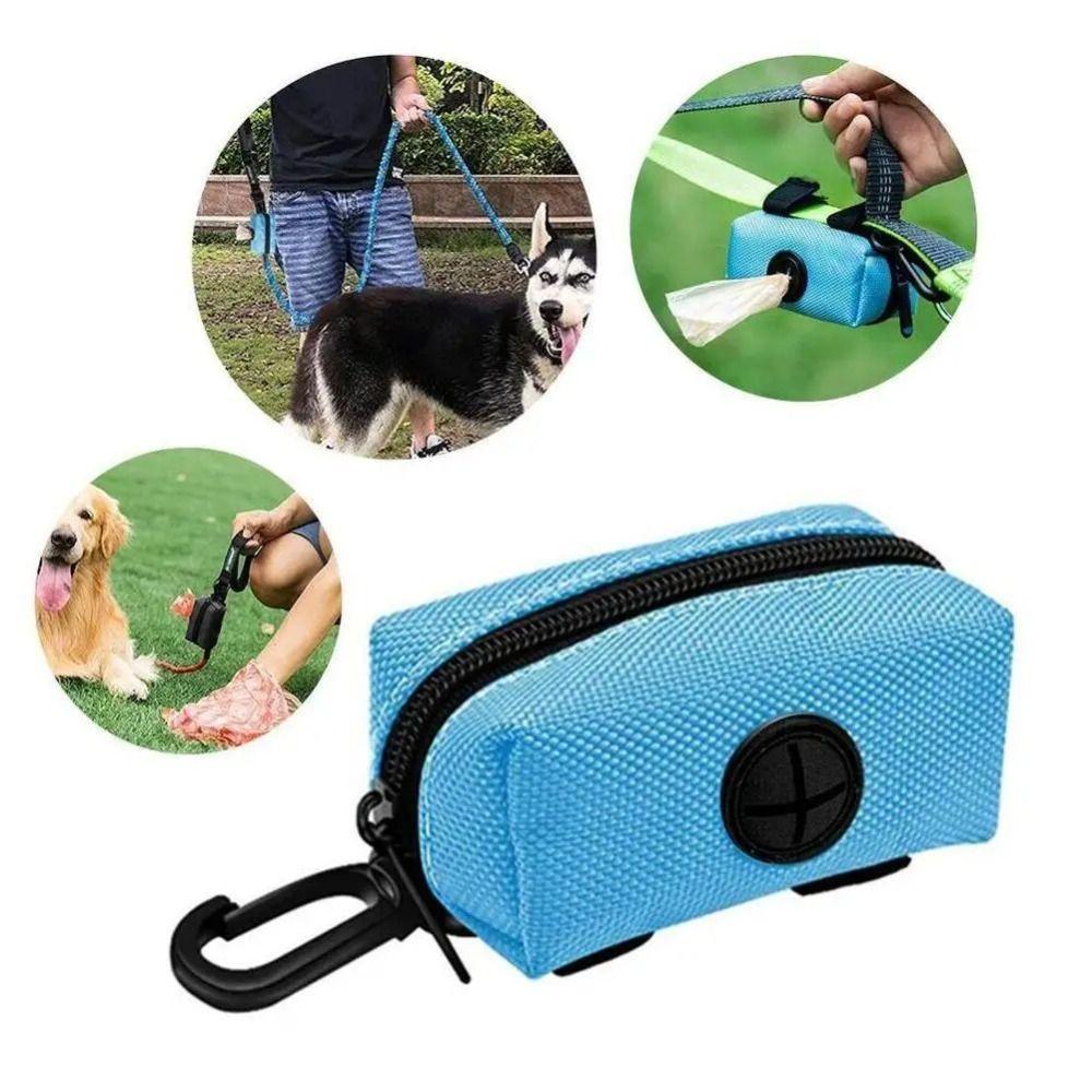 Refillable Dog Poop Bag Leash Attachment Pet Cleaning Tools for Puppy Outdoor Stroll