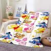 Cartoon Winnie Puuh Decke für Couch Sofa Bett, Super Weiche Gemütliche Plüschdecke mit Design Leicht für Erwachsene, Frauen, Geschenk