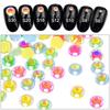 Nail Art Luminous Flat Bottom Diamond Glass Crystal Fluorescent Diamond Diy Rhinestone Nail Jewelry Accessories
