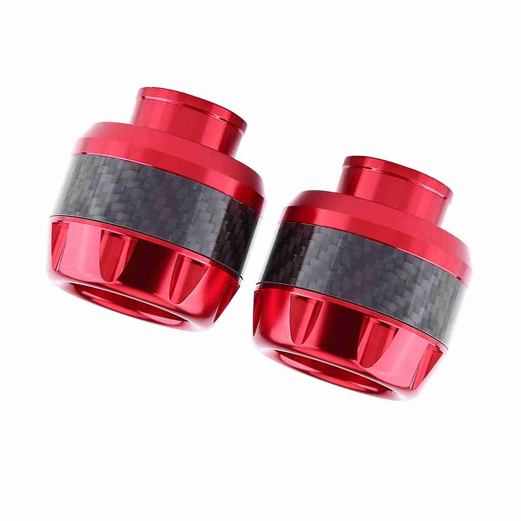 1 Pair of Carbon Fiber Motorcycle Front Fork Frame Sliders Crash Protection