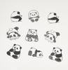 Miraiya Shachihata Animal Panda Schedule Illustrated Sticky Message Planner Cute Fur Fur Stamp, Stamp, Stamp, Planner, Stamp, Button-Type, Stamp,