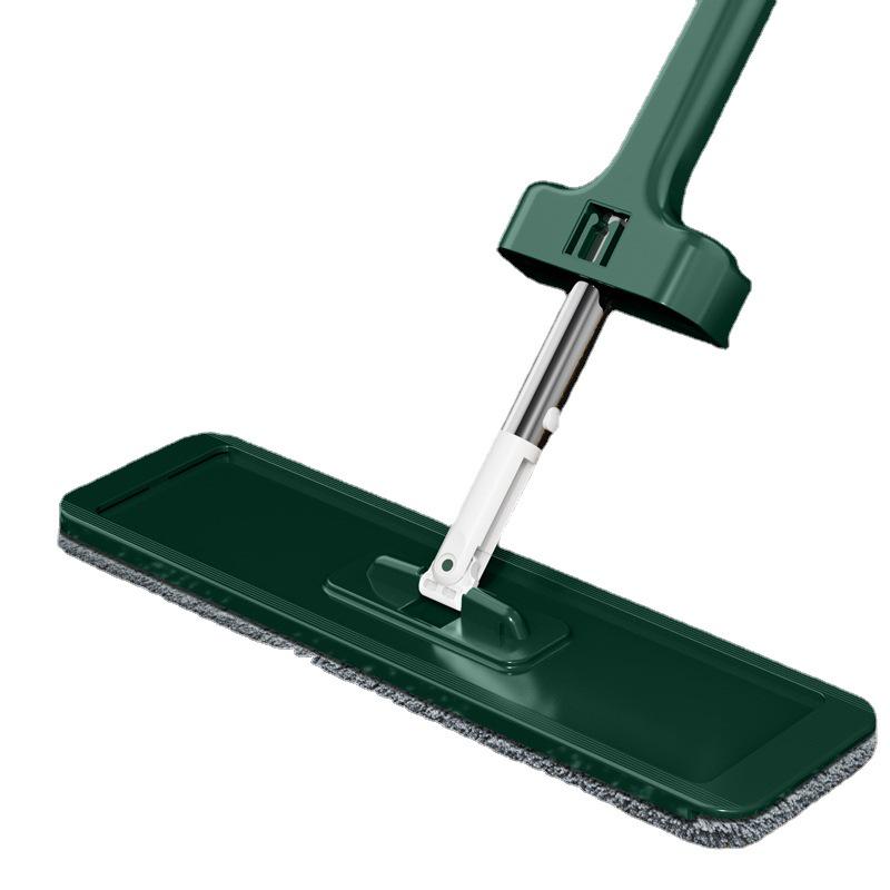 Hands-Free Effortless Flat Mop & Bucket - Dual Wet/Dry Use for Wood Floors