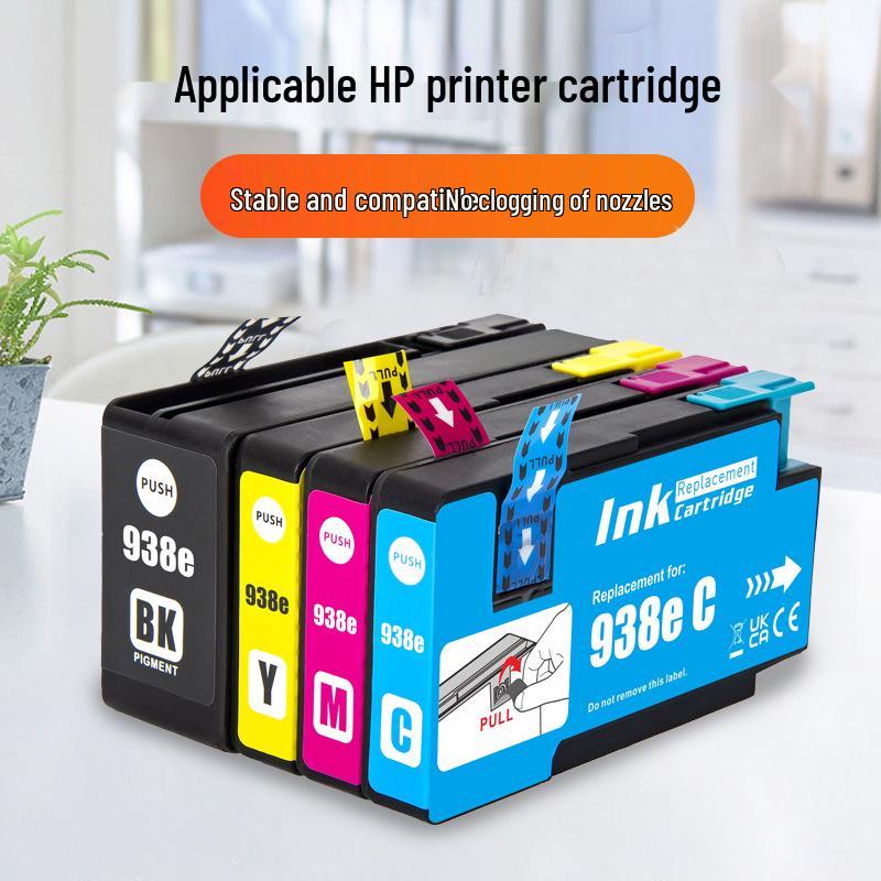 Compatible with HP 938E Cartridge: 9120, 9125, 9128, 9130, 9720, 9730 Printers, 936E, and 937E.