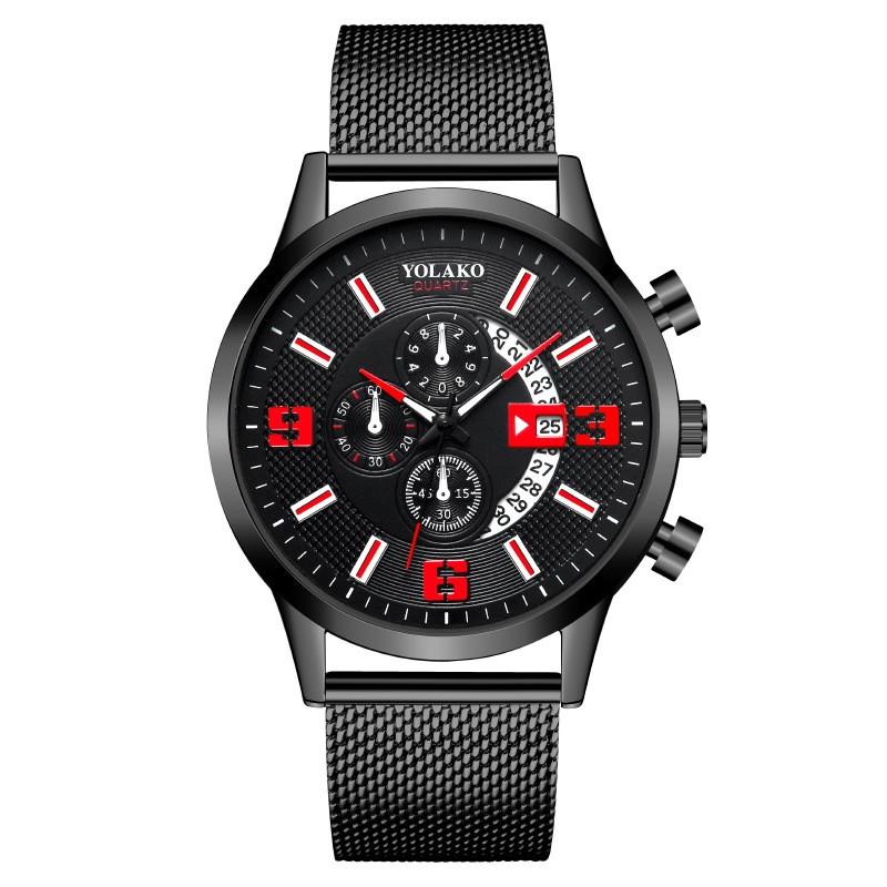 Men's Waterproof Luminous Running Alarm Clock Watch