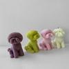 DIY Teddy Pet Dog Silicone Mold Handmade Aroma Candle Plaster Resin Puppy Ornament Molds Soy Wax Candle Making Supplies