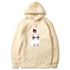 Autumn Winter Solid Color Anime Cat Classic Hoodie Men's Daily Casual Harajuku Hoodie Street Wear Warm Hoodie