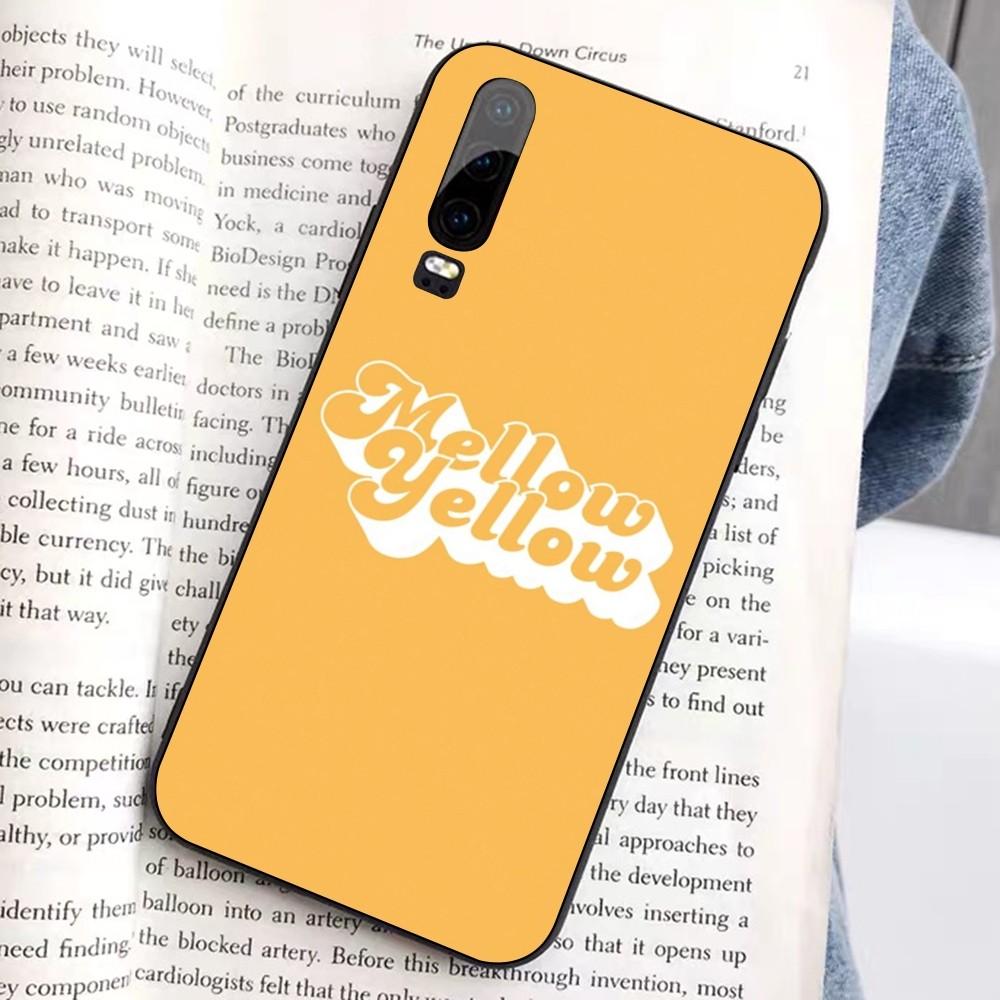 

Yellow Aesthetic Phone Case For Huawei Honor 10 lite 9 20 7A pro 9X pro 30 pro 50 pro 60 pro 70 pro plus Huawei Honor 10 lite