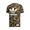 BAPE X Adidas Adicolor T-Shirt Green Men Tops DP0191
