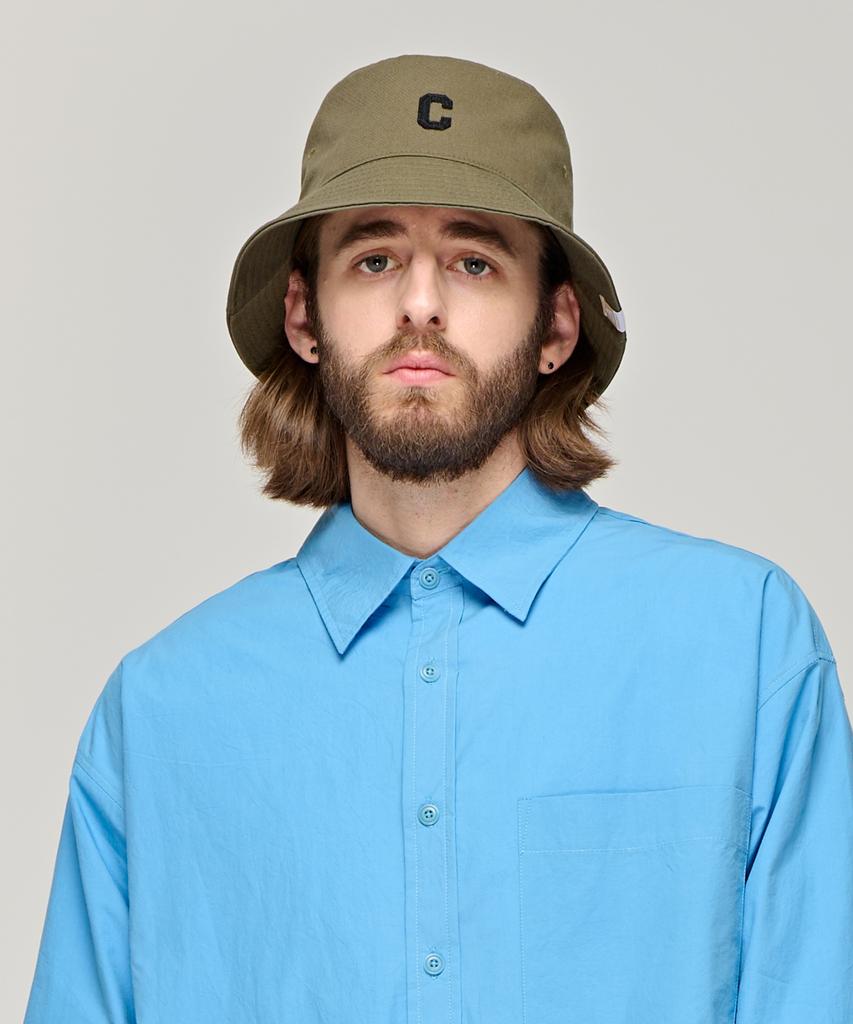 CARGOBROS Cb Logo Round Bucket Hat (Khaki)