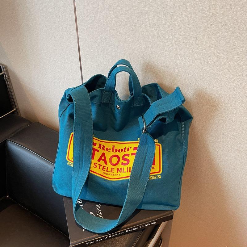 

Fashion letter handbag women s new casual large-capacity tote bag autumn versatile messenger bag tide синій